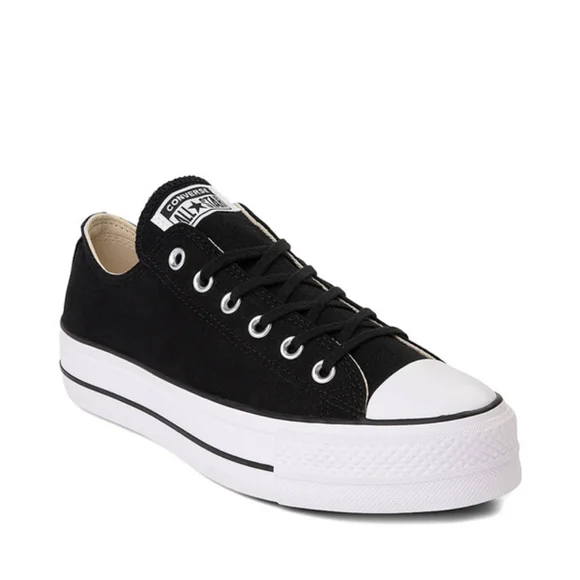 SOLD Converse CTAS Lift Lo Platform Sneakers in Black sz 10 NEW - Picture 3 of 10
